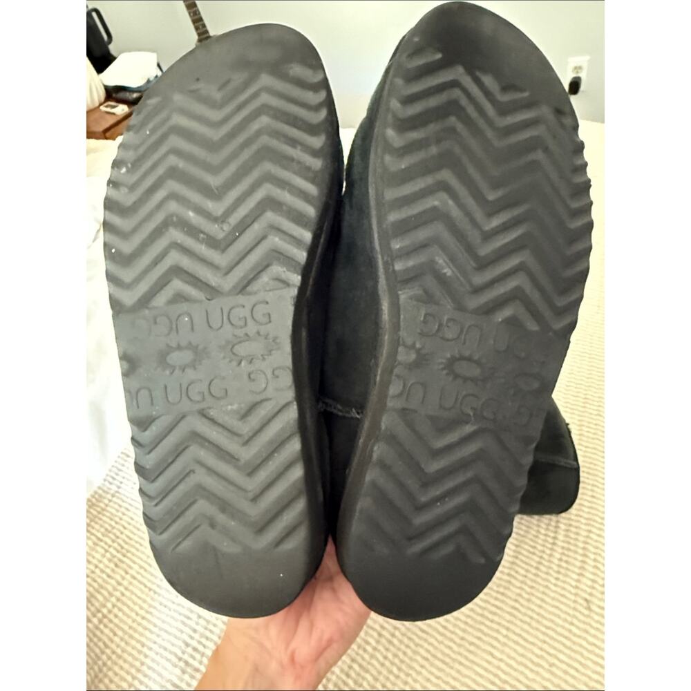 UGG Australia Classic Tall Suede Winter Boots Black - Picture 4 of 5